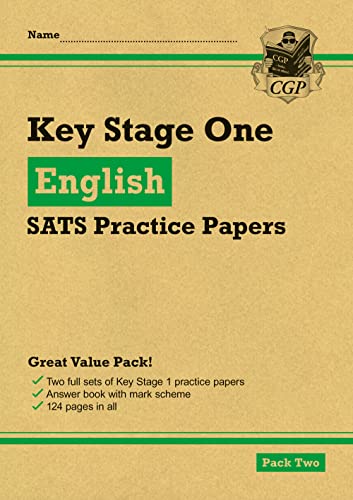KS1 English SATS Practice Papers: Pack 2 (for end of year assessments) (CGP KS1 SATs Practice Papers) von Coordination Group Publications Ltd (CGP)